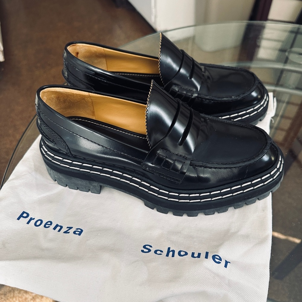 Proenza Schouler leather loafers